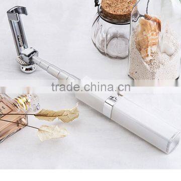 hot selling hidden design automatic selfie stick with rubber mount