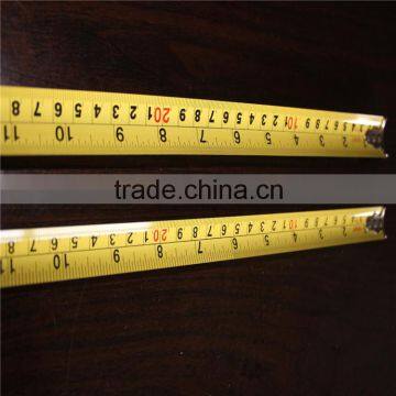 New Abs JH-89 Twice Rubber Injection Steel Measure Tape With Chrome Plated Case/5m Measuring Tapes photo-4