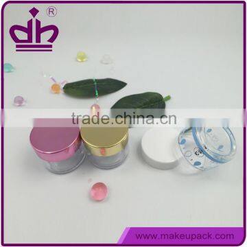 Cheap 20g Cosmetic Clear Plastic Jar With Lid