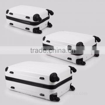 New 3PCS Silver Carry On Luggage Set Trolley Suitcase Travel Bag Spinner ABS PC photo-5
