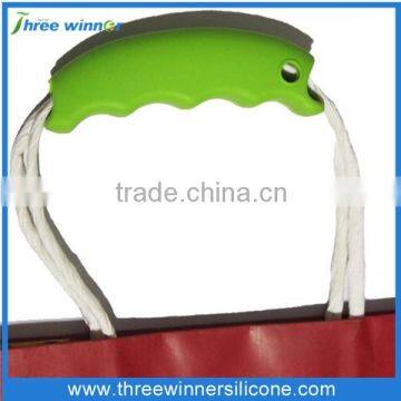 Silicone shopping bag handle carrying handle