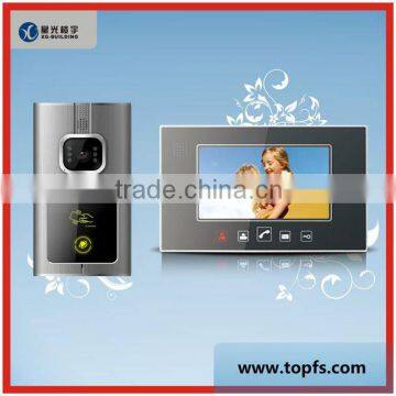 villa video door phone and door station with hand-touch call button