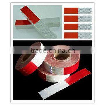 sell well red and white pvc Reflective tape