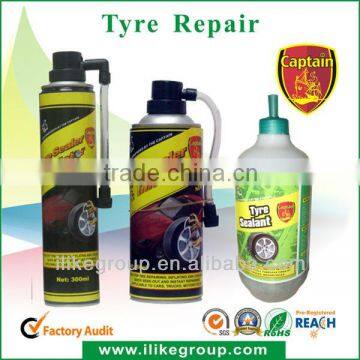 Manufactuer Puncture Tyre/Tire Aerosol Inflator and Repair Sealer/Sealant 125ml,450ml,650ml