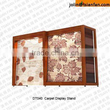 DT040 carpet sample display rack / carpet display rack stand /customized carpet rack