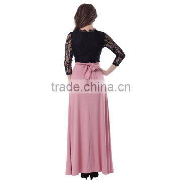 The Hottest Sale Item Half Sleeve Full Length Tall Tube Women Sexy Maxi Dress photo-2