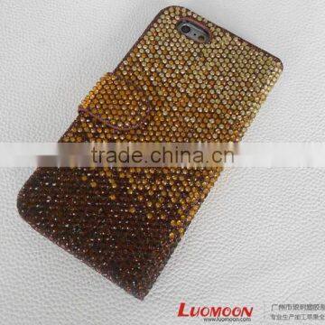 High Quality Diamond Leather Mobile Phone Case for IPhone 6 Phone 6 Plus photo-2