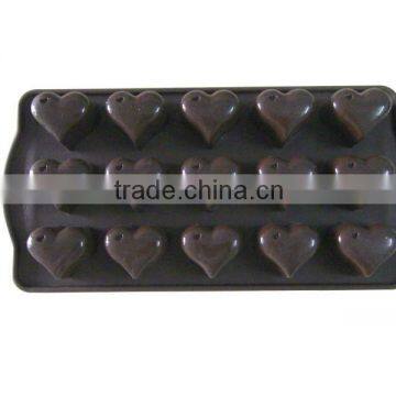 heart novelty silicone chocolate mold