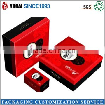 Hot Sale Gray board Red style Tea Packaging Box