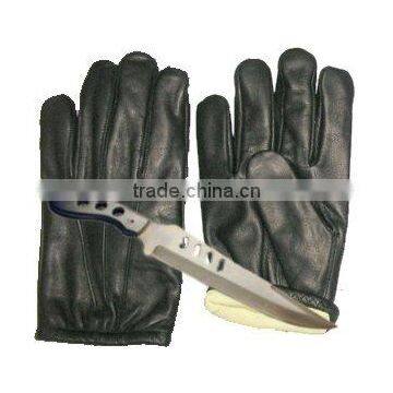 Leather Police Gloves