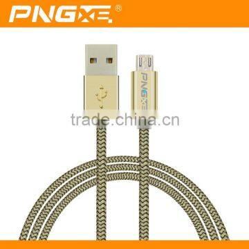 Alibaba China Supplier PNGXE Zinc Alloy Data Cable With High Speed 8 pin LED Cable For Iphone6s Micro Usb Extension Cable