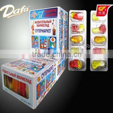 Dafa super market different shape gummy candy