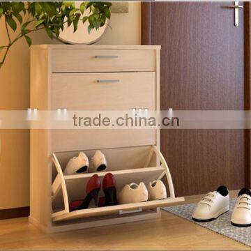 Melamine particle board shoe storage cabinet with high quality