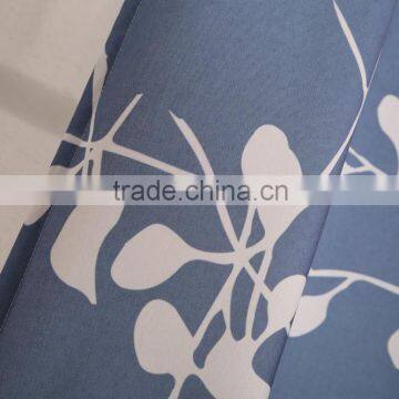 T/C Polyester and Cotton Freehand Drawing Flower Printed Curtain Panel Drapes Drapery photo-3