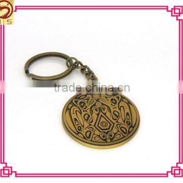 cheap promotional metal token keychain