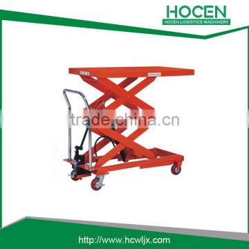 Simple foot-operated PTS800-HC mini scissor lift