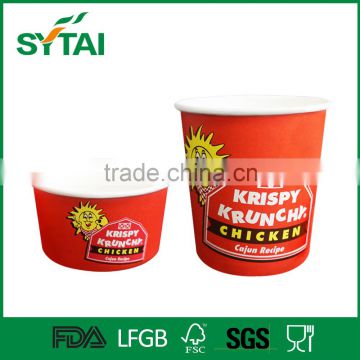 biodegradable wholesale big size paper cups food container