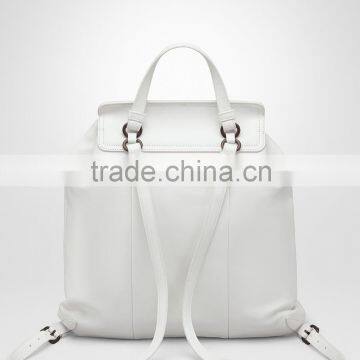 Fashion Desginer Elegant Gray Patent PU Leather Lady Backpack photo-6