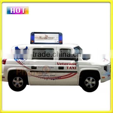 p10 taxi roof top advertising signs xxx china video screen 10mm taxi top led display