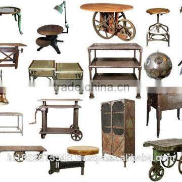 INDUSTRIAL FURNITURE EXPORTER, Vintage Industrial Furniture