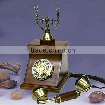Home Wooden Telephone Classcial