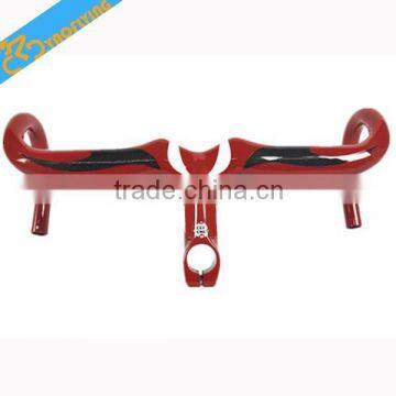 2015 New Arrival Red Carbon Road Bike Handlebar,beautiful Carbon Fiber Handlebar,lightweight Carbon Handlebar for Sale photo-5