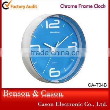 Cason blue dial metal wall clock