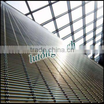 Anping Lutong mesh steel metal wire mesh for architectural facade cladding