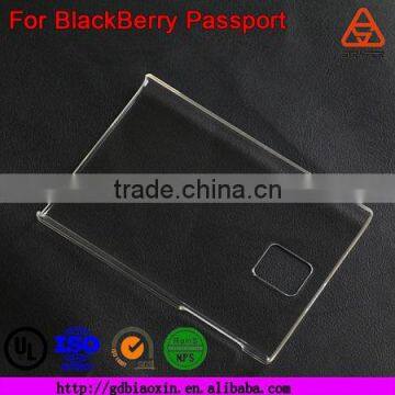 China cell phone accessory protective case for BlackBerry Passort transparent surface