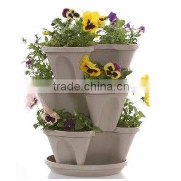 self watering plastic planters