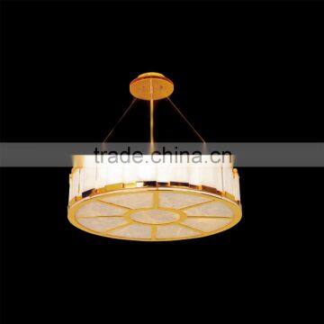 Hotel decorative lighting fixture, antique crystal industrial pendant lamp