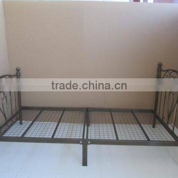 modern fashion double size iron bed