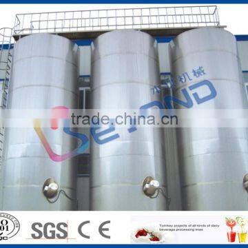 large capacity stainless steel milk storage silo