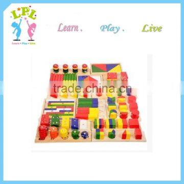 Wholesale high quality wooden Montessori Teaching Aids Educational 14pcs sets