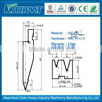OKMT CNC hydraulic press brake punch and die tools, High quality press brake tooling
