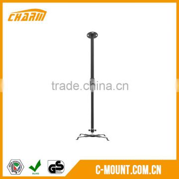 Projector ceiling mount, retractable projector mount