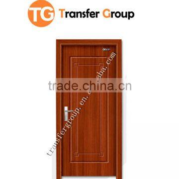 Wholesale interior wood door with pvc film low price