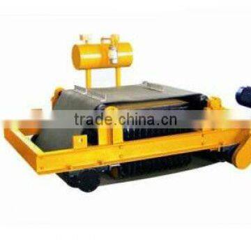 Oil cooling cross belt overband electro permanent magnetic separator for conveyor belts