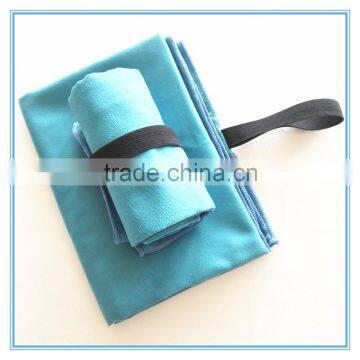 China Super absorbent Suede microfiber travel/sports/camping towel