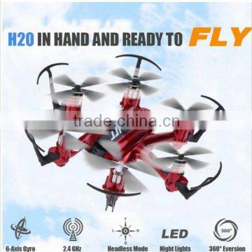 H20 2.4G 6-Axis RC Hexacopter Quadcopter RC Drone Mini Headless Mode Support Remove Battery Red