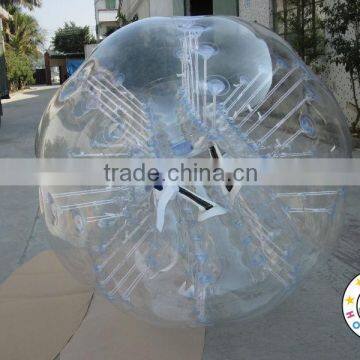 Hola bumper transparent plastic ball inlfatable bumper ball