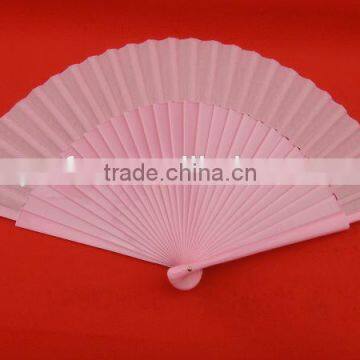 plastic fabric hand fan