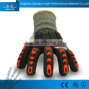 Puncture Level 3 Oil Rig Work Anti Tear Gloves photo-6
