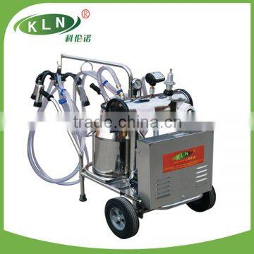 KLN brand milking machine for cow with vacuum pump new style +86-13792190382