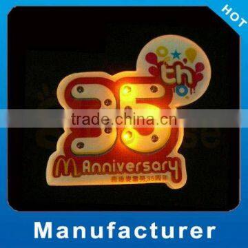 Most Popular Light Led Lapel Flashing Pins