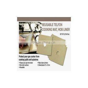 100% non-stick PTFE Stovetop Protector / Ptfe stovetop flexible protector / PTFE fiberglass Non-stick stovetop protectors