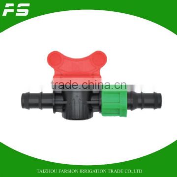 DN16 Mini Plastic Irrigation Valve For Drip Irrigation Tape