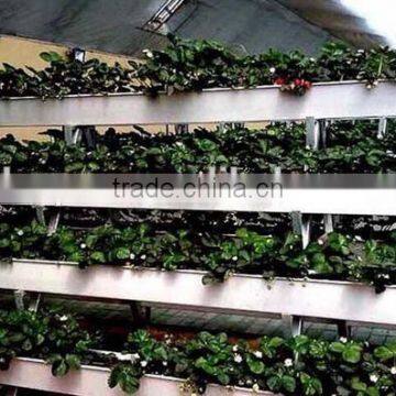 Hydroponic gully for large crops food grade