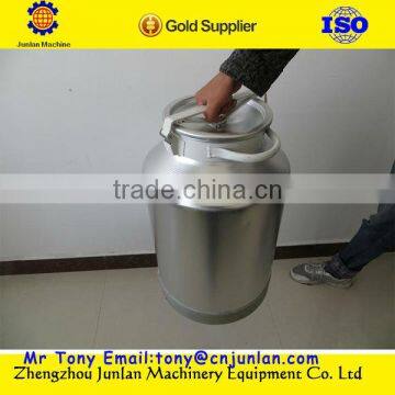 small type aluminum milk tank