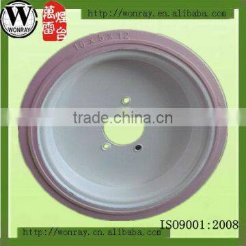 Chinese 2.00x8 Solid Rubber Tire for Aerial Scissor Lift Platform photo-2